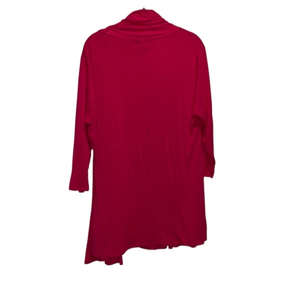 Colour Works Draped Longline Cardigan – Hot Pink – Size M - Picture 8 of 8